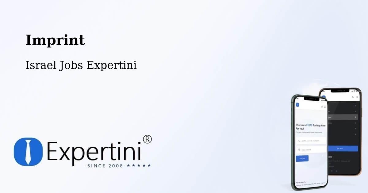 Imprint – Haifa - Israel Jobs Expertini
